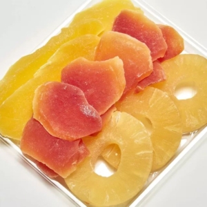 Dehydrated tropical fruits